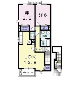 ミニョン カナージュ I【2階】の間取り