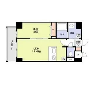 Avenir 新深江【4階】の間取り