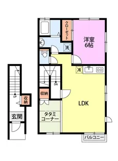 プライムコート【2階】の間取り