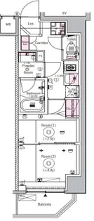 SYFORME IRIYAII【7階】の間取り