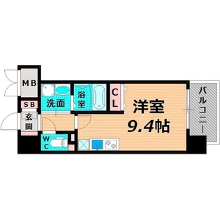 エス・キュート城東中央【11階】の間取り