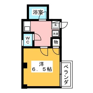 シャトー村瀬・千代田【4階】の間取り