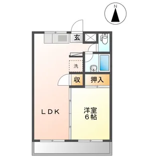 ラビットハウス エイトワン【1階】の間取り