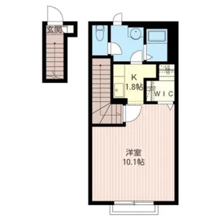 カーサ・モデルノ【2階】の間取り