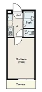 サウスブリーズ横浜【2階】の間取り