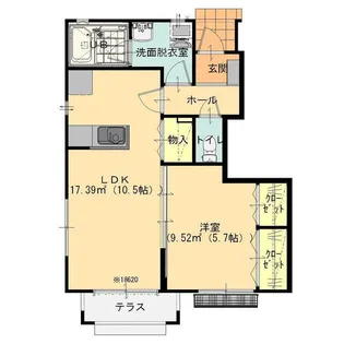 カイビーガンハウス【1階】の間取り