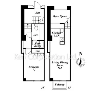 SF-2128【3階】の間取り