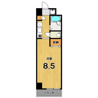 CASA YAMABUN【6階】の間取り