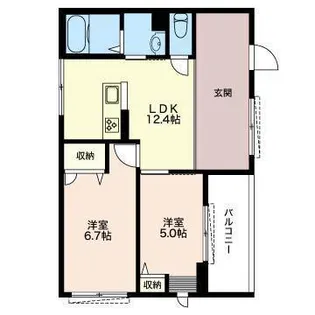 Cortile【3階】の間取り