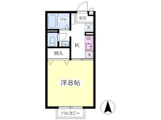 アルカディア【2階】の間取り