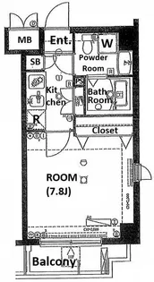 パレステュディオDimt錦糸町【3階】の間取り