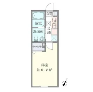 J’sコート幡ヶ谷【1階】の間取り