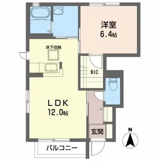 CASA Mai 陽【1階】の間取り