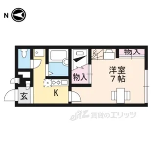 レオパレスポケット2【1階】の間取り