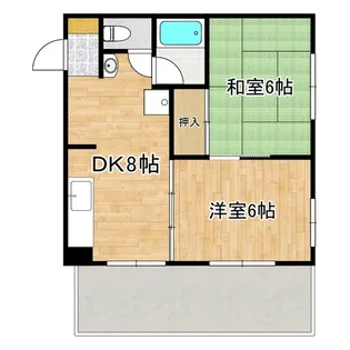 ドミール西荻【3階】の間取り