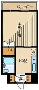 ヴィラ・ラ・レーヌ【3階】の間取り