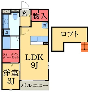 ベル ブリーズI【2階】の間取り