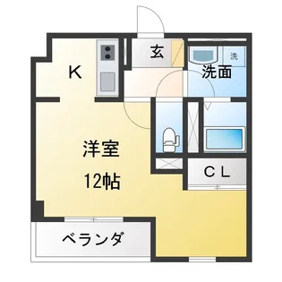 シュペール【3階】の間取り