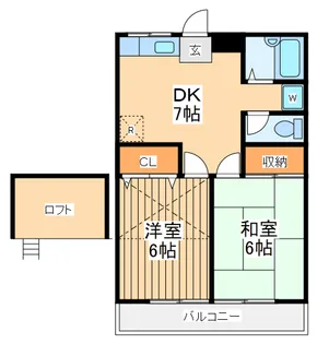 パークサイドタマ【1階】の間取り