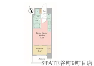 セレニテ夕陽丘エクラ【15階】の間取り