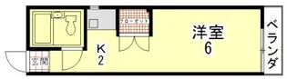 ヒルハイツ一条【4階】の間取り