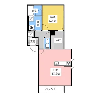 エクレール【2階】の間取り