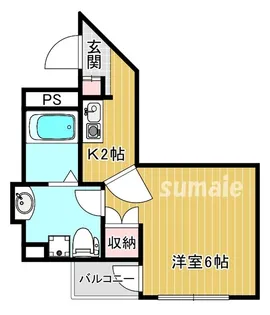 ゴールドキャッスル【3階】の間取り