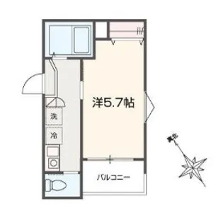 MELLAS尾久【2階】の間取り