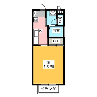 A&N HILL’S C【1階】の間取り