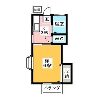 ハウスラベンダー【2階】の間取り