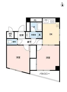 エーシーフィールズ【3階】の間取り