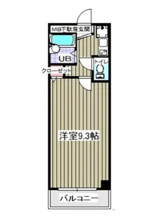 グランピーノ妙典【7階】の間取り
