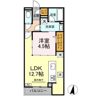 フォーティスMGH【1階】の間取り
