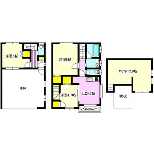 パルフェIII【1階】の間取り