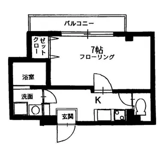 ロワールフェミナン新山下【2階】の間取り