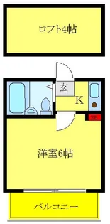 カオパレスNo.3【2階】の間取り