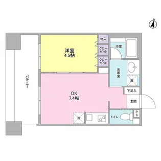 ネオマイム文京音羽【2階】の間取り