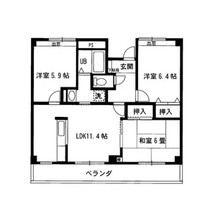 グランシャリオ原宿【2階】の間取り