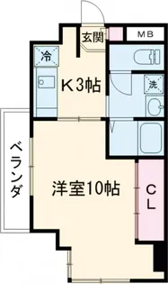 スプリングパーク綾瀬【5階】の間取り