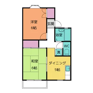 アーバンハイツ A棟【1階】の間取り