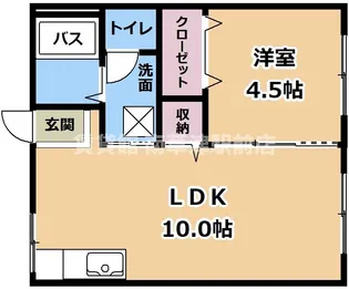 サニーハイツA棟【2階】の間取り