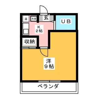 AISANビル (アイサンビル)【2階】の間取り
