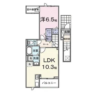 フィデールブリーゼ【2階】の間取り
