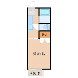 マ・メゾン石岡II【1階】の間取り