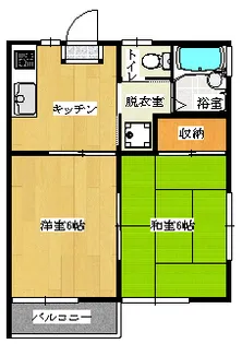 プリメーラ大八木 201号室【2階】の間取り