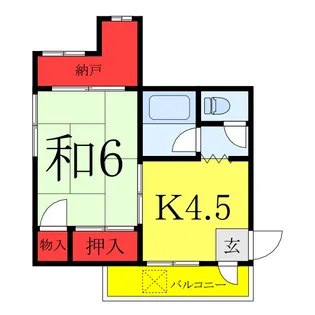 高畑ハイツ【3階】の間取り