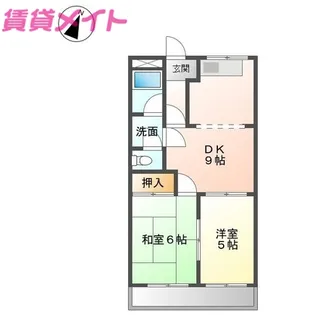 栄ハイム【1階】の間取り