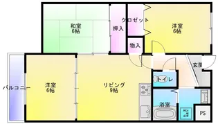 コンフォルト四季【2階】の間取り