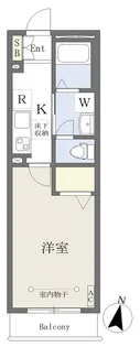 メゾンドアンジュS棟【1階】の間取り