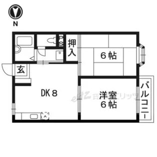 二階堂ハイツ【2階】の間取り